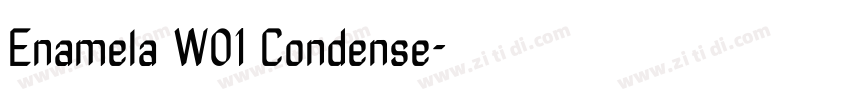 Enamela W01 Condense字体转换